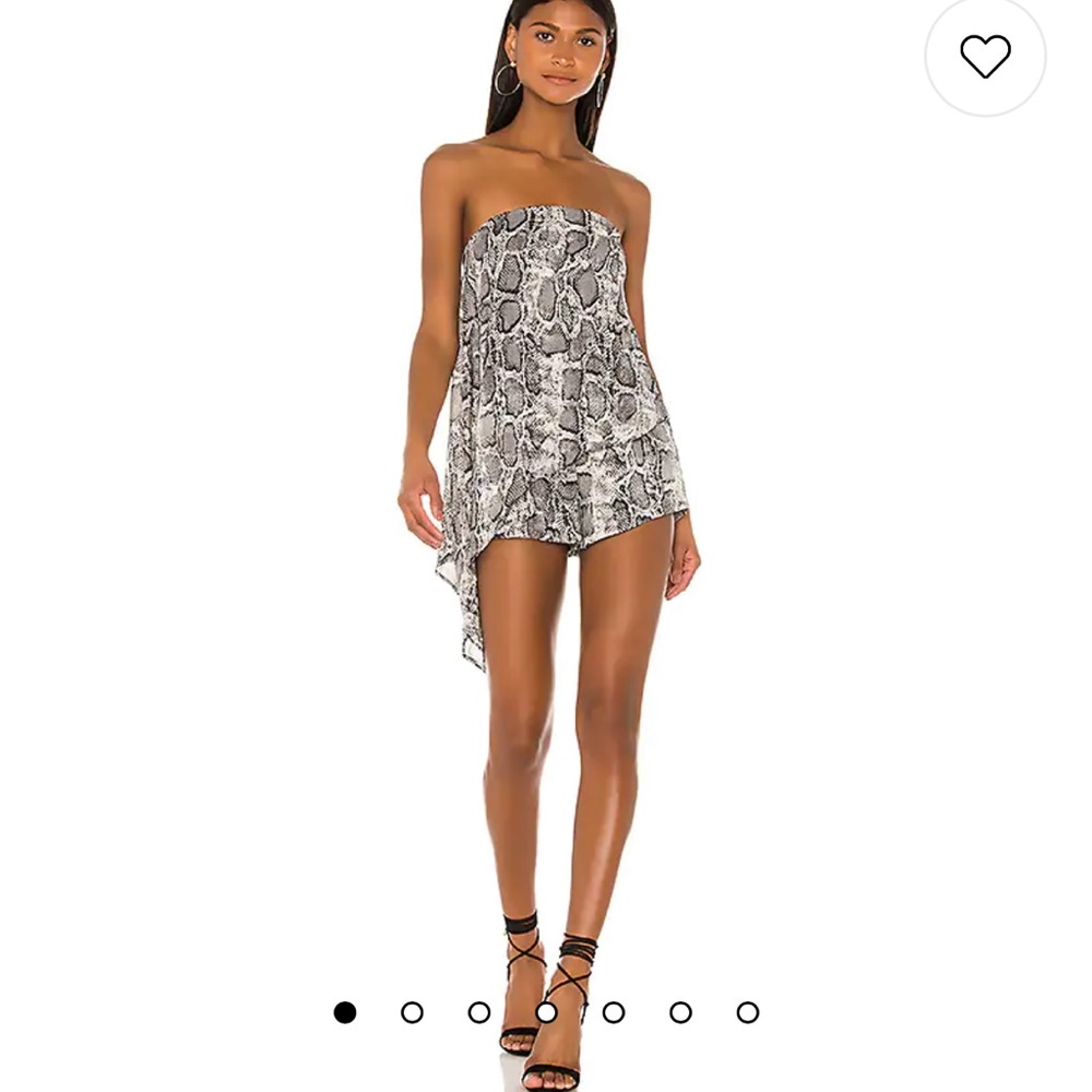 Superdown  strapless romper